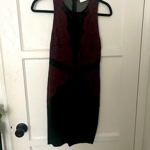 ASTR small black maroon mini dress